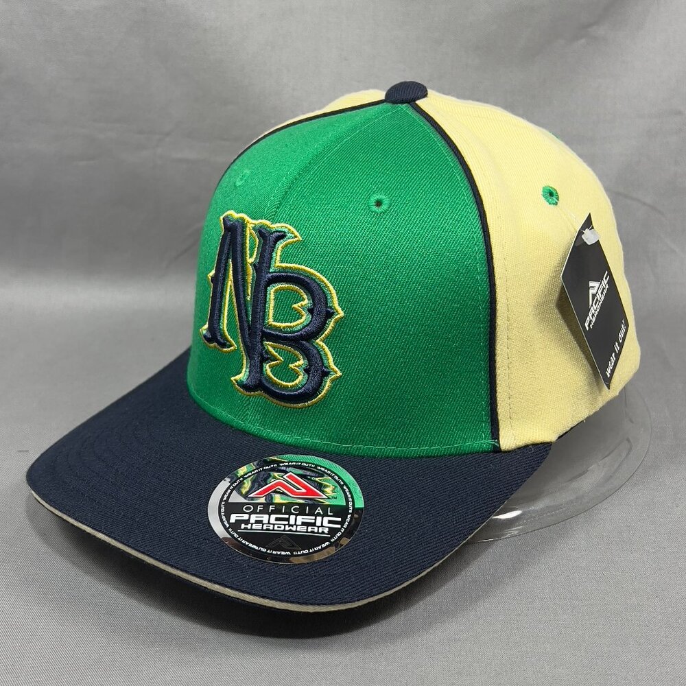 North Bullitt Flexfit Stretch Hat Eagles Pacific Green High School Kentucky Mens